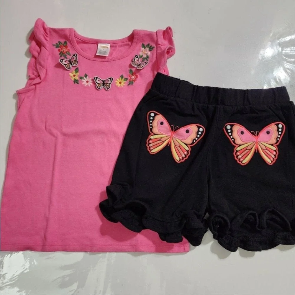 Gymboree Girls Magical Monarch Butterfly Dress & Outfit 3 Piece Set Size 8-10